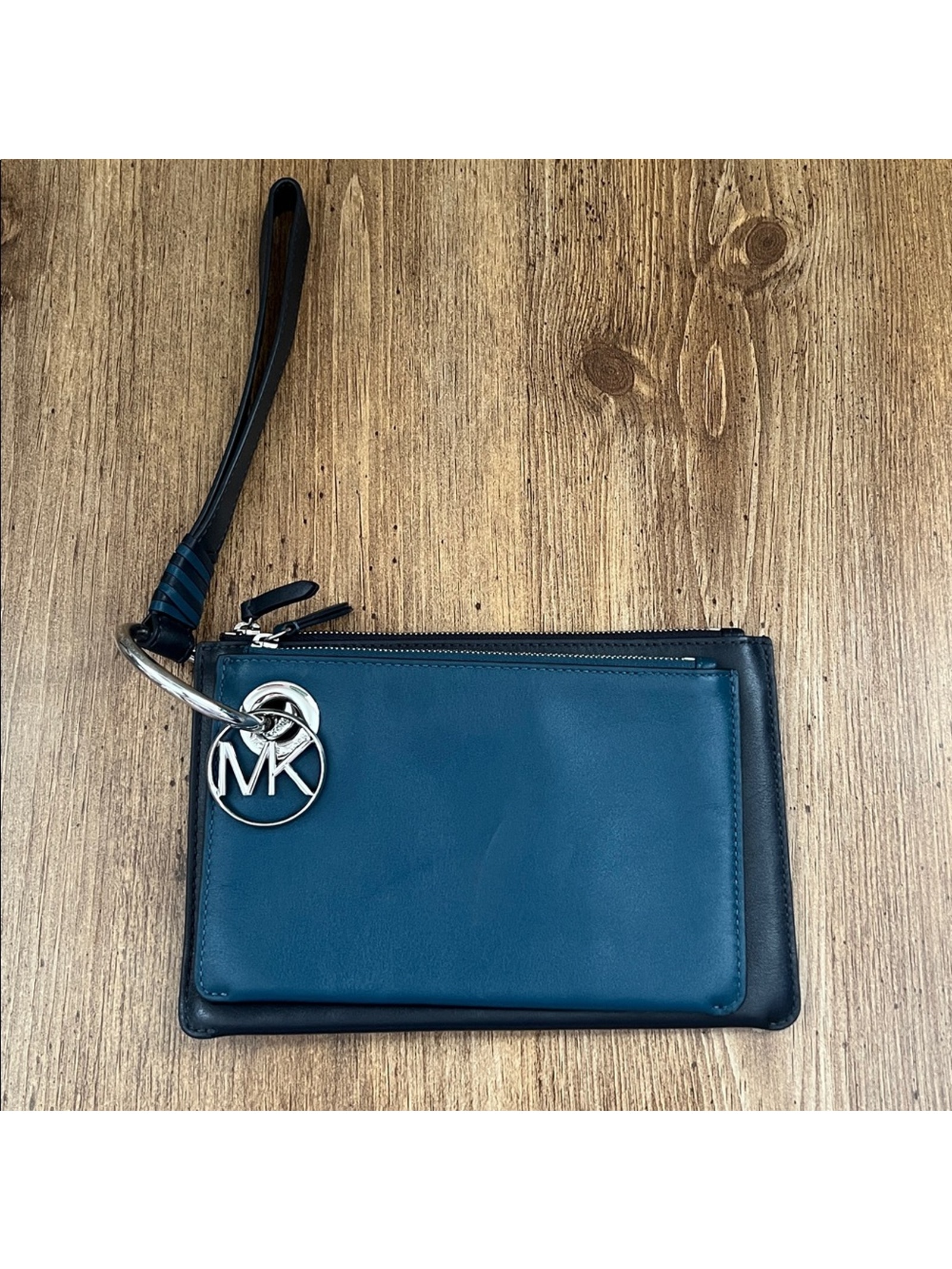 Michael Kors TriColor Leather Pouch Trio